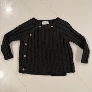 Black Cable Knit Sweater
